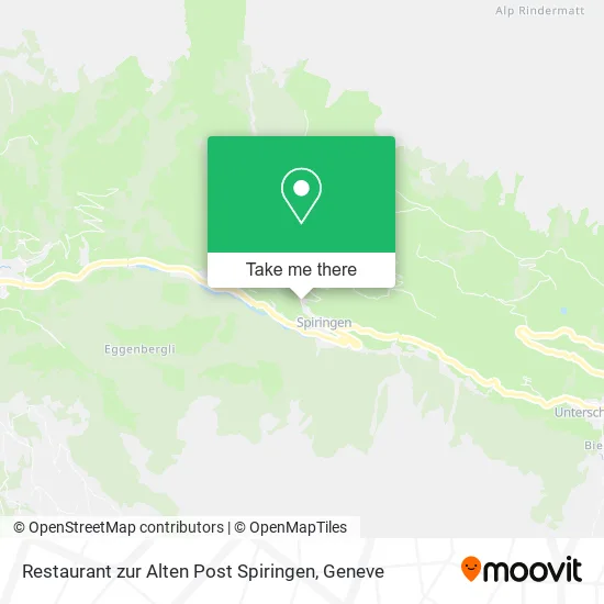 Restaurant zur Alten Post Spiringen map