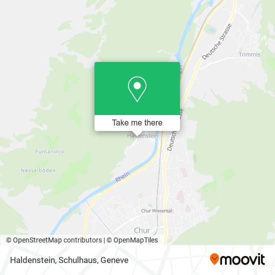 Haldenstein, Schulhaus map
