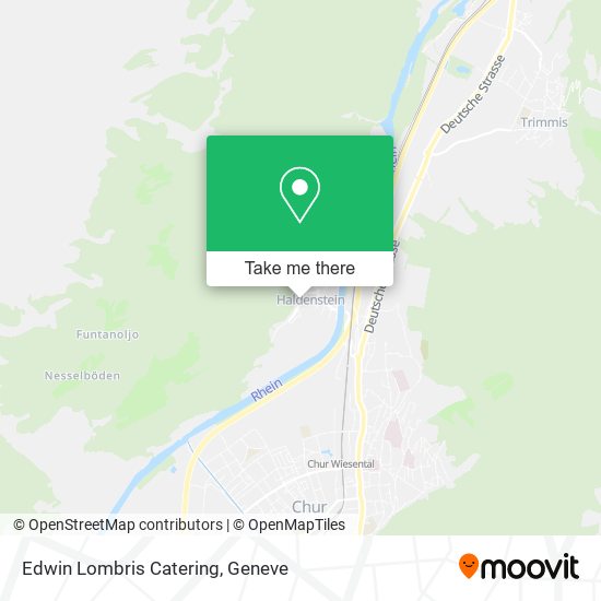 Edwin Lombris Catering map