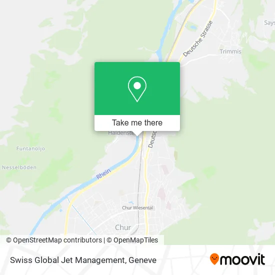 Swiss Global Jet Management map