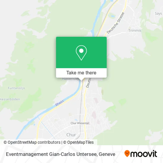 Eventmanagement Gian-Carlos Untersee map