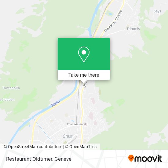 Restaurant Oldtimer map