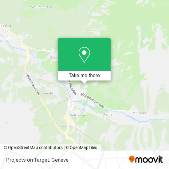 Projects on Target map
