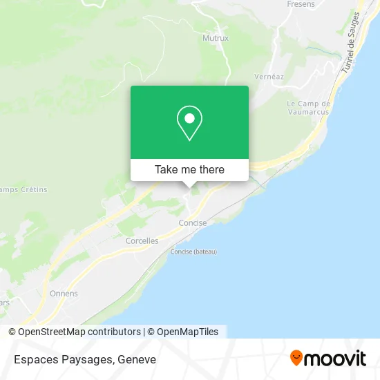 Espaces Paysages map