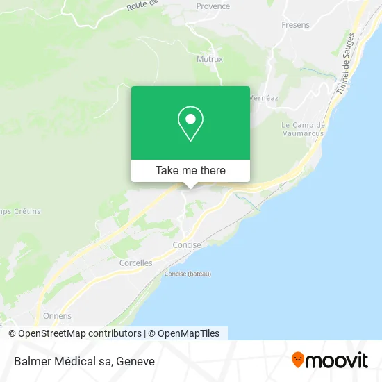 Balmer Médical sa map