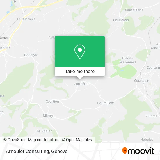 Arnoulet Consulting map