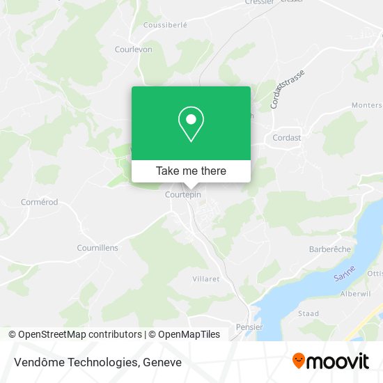 Vendôme Technologies map