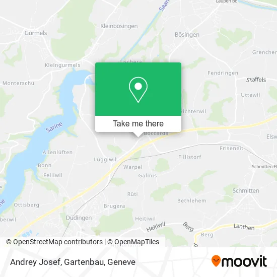 Andrey Josef, Gartenbau map