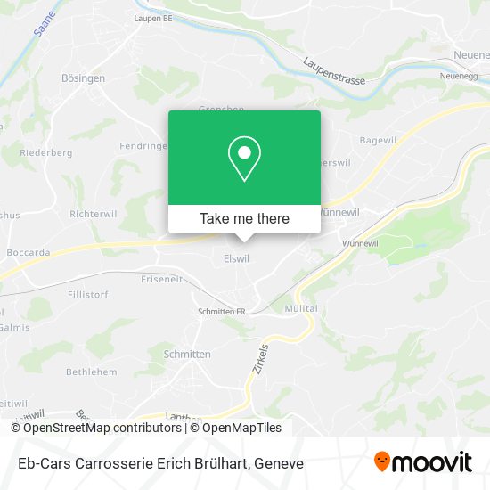 Eb-Cars Carrosserie Erich Brülhart map