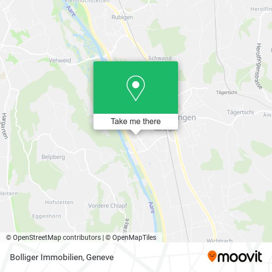 Bolliger Immobilien map