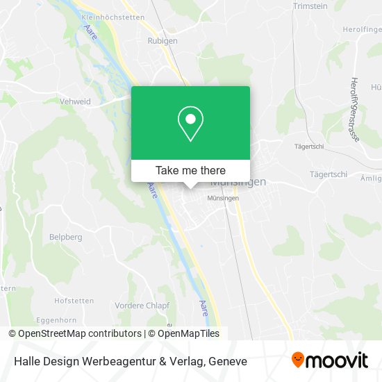 Halle Design Werbeagentur & Verlag map