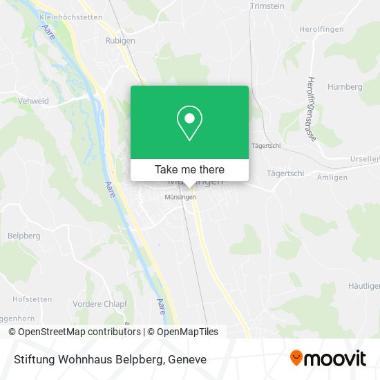 Stiftung Wohnhaus Belpberg map