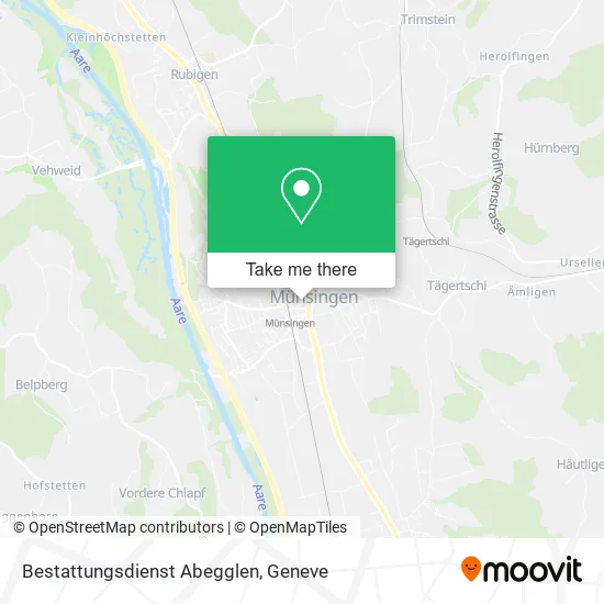 Bestattungsdienst Abegglen map