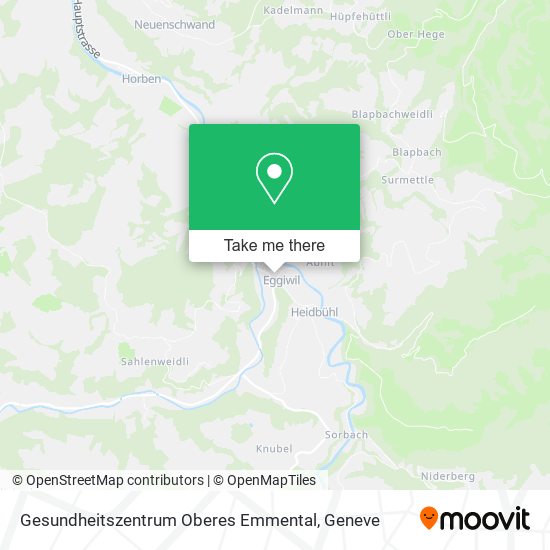 Gesundheitszentrum Oberes Emmental map