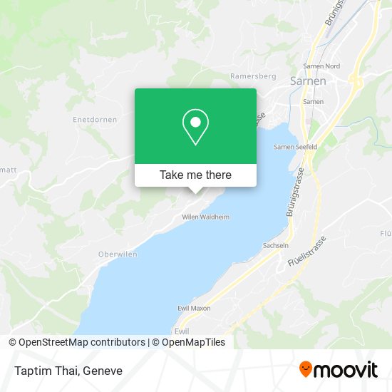 Taptim Thai map