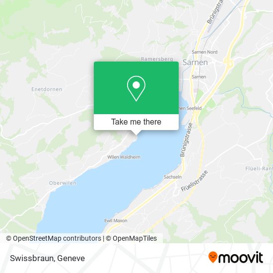 Swissbraun map