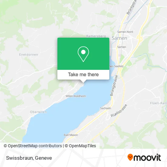 Swissbraun map