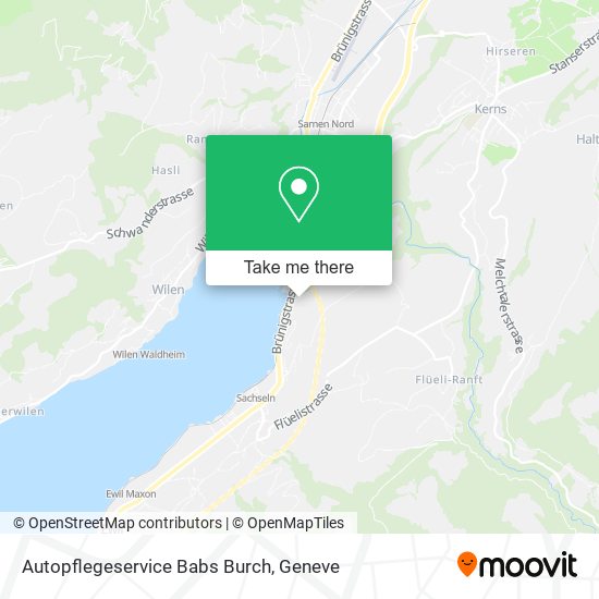 Autopflegeservice Babs Burch map
