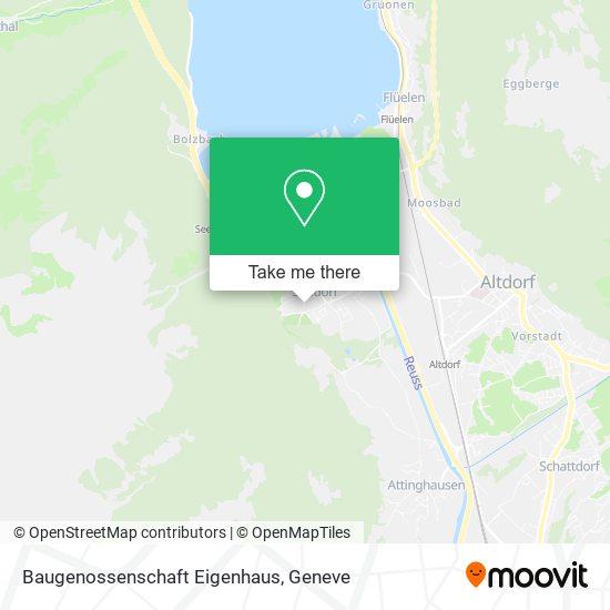 Baugenossenschaft Eigenhaus map