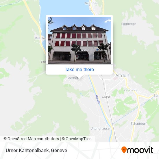 Urner Kantonalbank map
