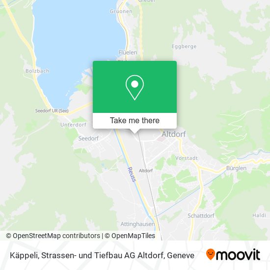 Käppeli, Strassen- und Tiefbau AG Altdorf map