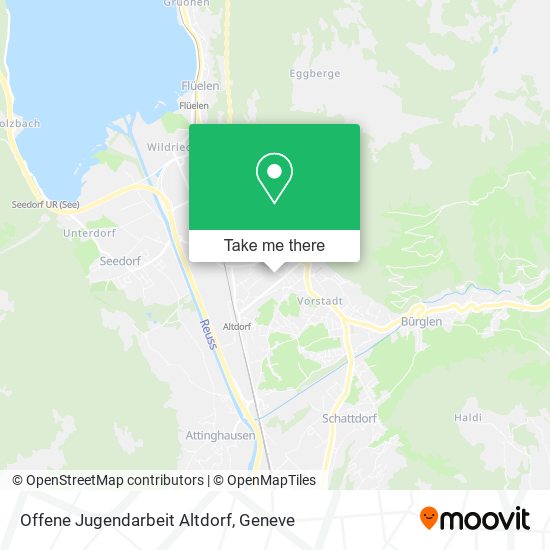 Offene Jugendarbeit Altdorf map