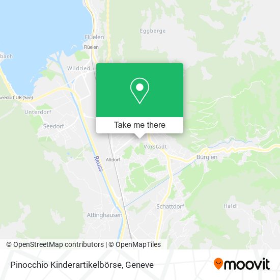 Pinocchio Kinderartikelbörse map