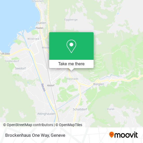 Brockenhaus One Way map