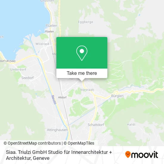 Siaa. Triulzi GmbH Studio für Innenarchitektur + Architektur map