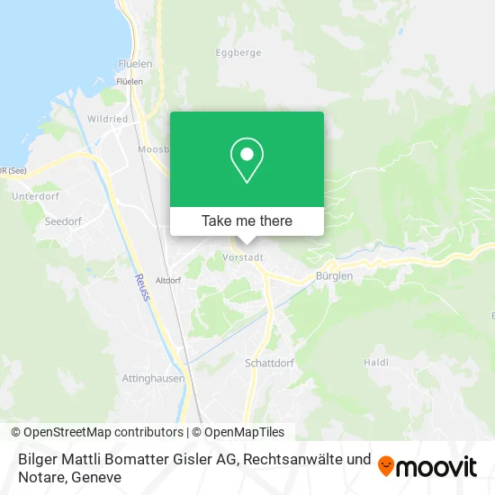 Bilger Mattli Bomatter Gisler AG, Rechtsanwälte und Notare map