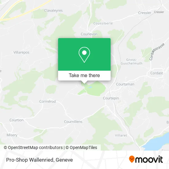 Pro-Shop Wallenried map
