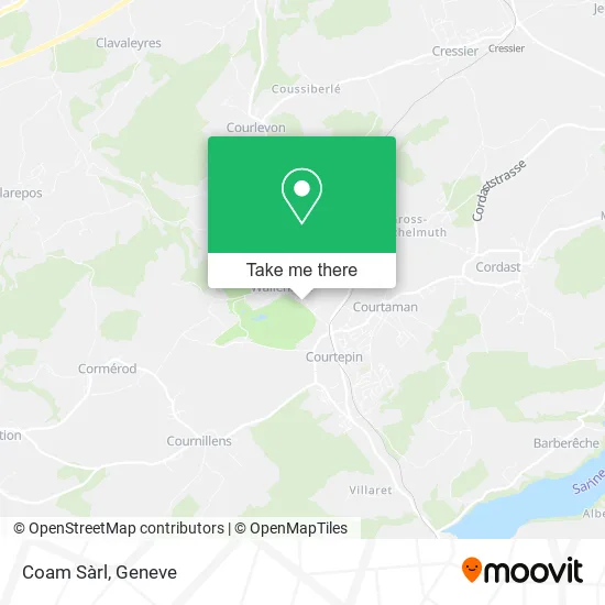 Coam Sàrl map
