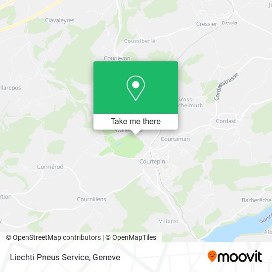 Liechti Pneus Service map