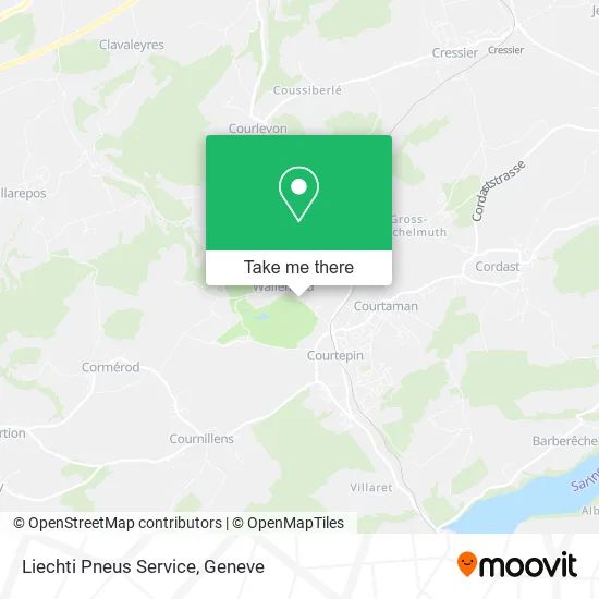 Liechti Pneus Service map
