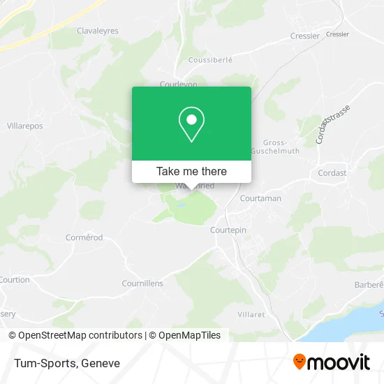 Tum-Sports map