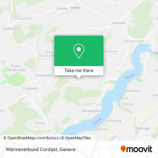 Wärmeverbund Cordast map