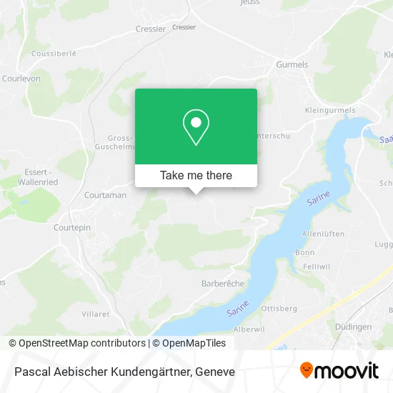 Pascal Aebischer Kundengärtner map