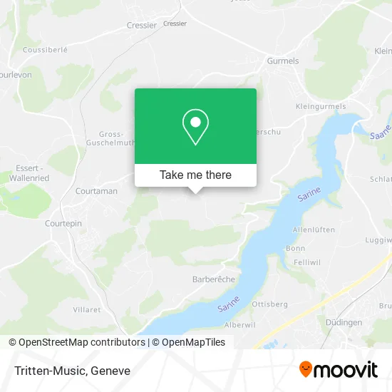 Tritten-Music map