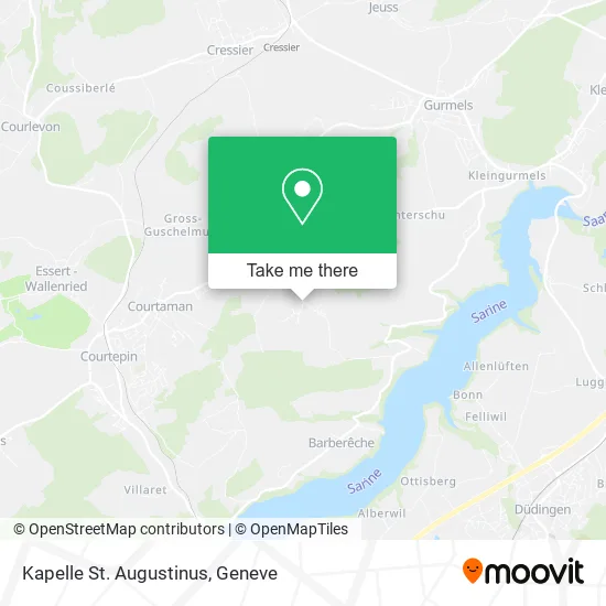 Kapelle St. Augustinus map
