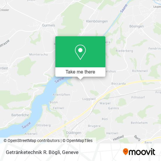Getränketechnik R. Bögli map
