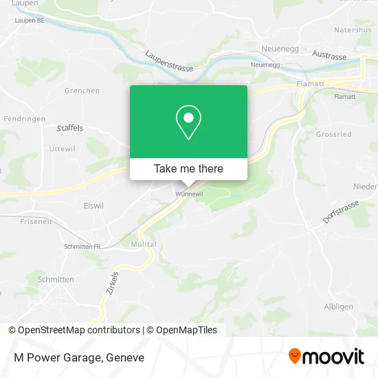 M Power Garage map