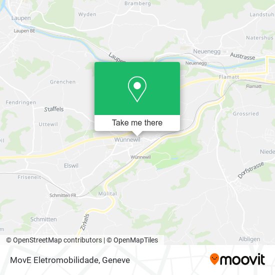 MovE Eletromobilidade map