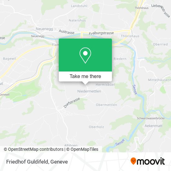 Friedhof Guldifeld map