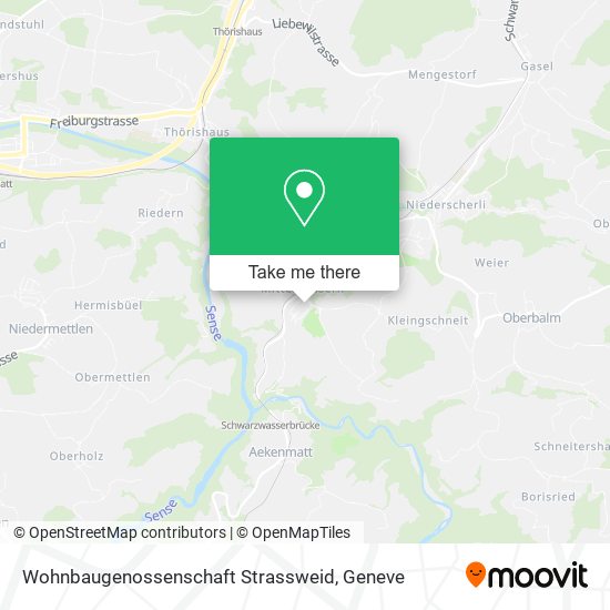 Wohnbaugenossenschaft Strassweid map