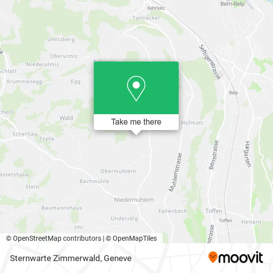 Sternwarte Zimmerwald plan