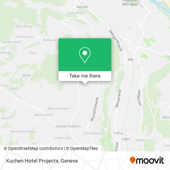 Kuchen Hotel Projects map