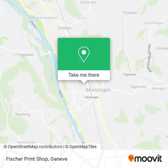 Fischer Print Shop map