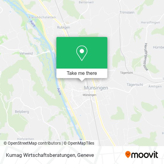 Kumag Wirtschaftsberatungen map
