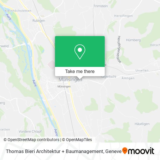 Thomas Bieri Architektur + Baumanagement map