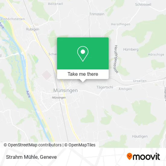 Strahm Mühle map